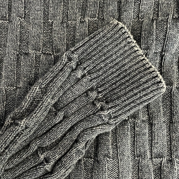 Blue Willis Blue Cotton Knit 1/4 Snap Danish Design Heavy Sweater Men Size XXL - Picture 8 of 8